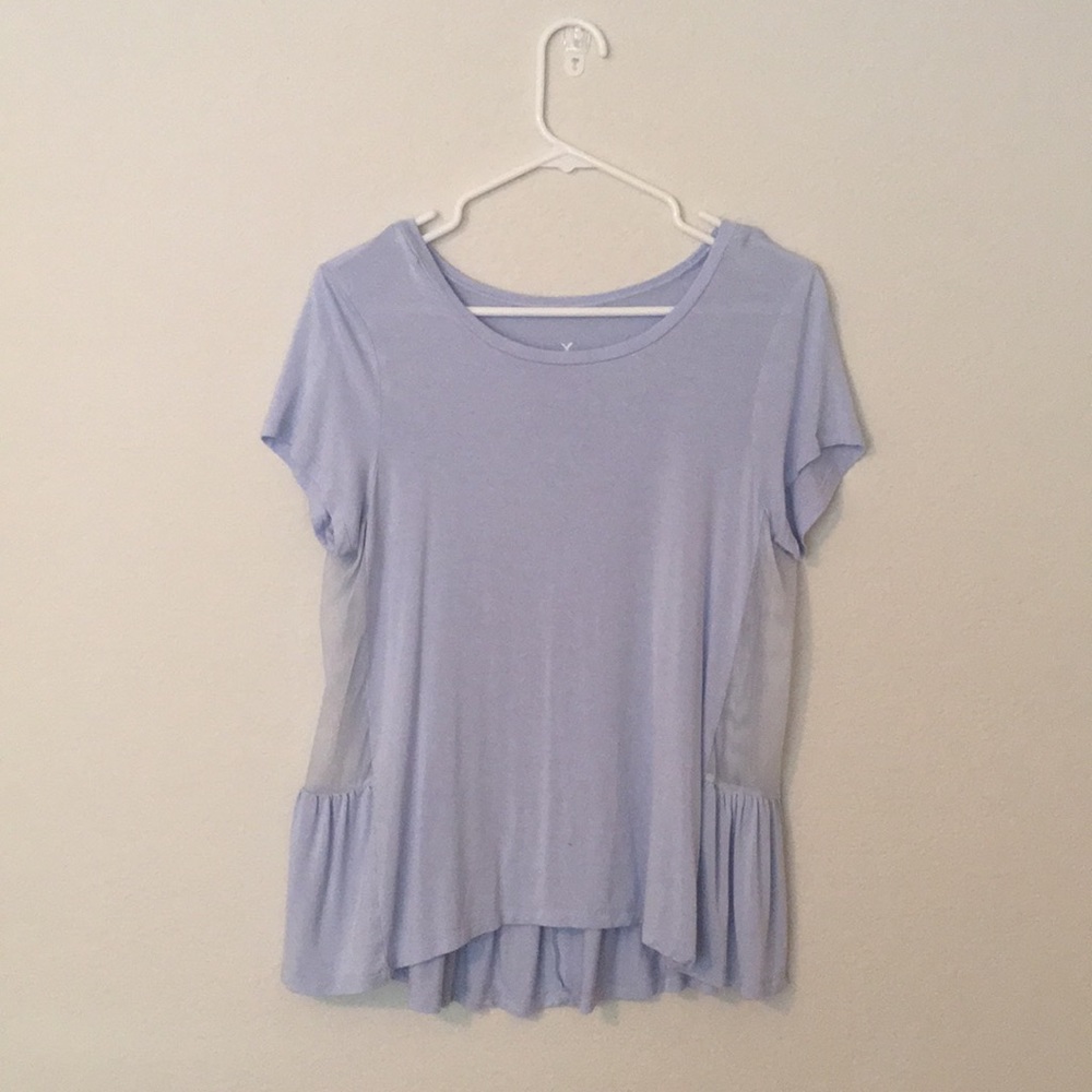 American Eagle Peplum Top